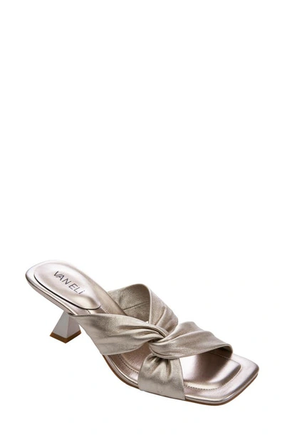 Vaneli Taber Square Toe Sandal In Shell