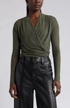 Open Edit Mesh Wrap Top In Green City