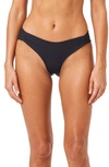 L*space Monica Shirred Bikini Bottoms In Black