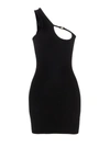 Alyx Black Buckle Minidress In Black