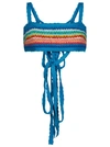 Alanui ‘over The Rainbow' Tank Top In Blue