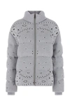 Alanui Wool Bandana Embroidered Down Jacket In Printed