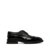 Alexander Mcqueen Alexander Mc Queen Textured Derby Shoes In Black