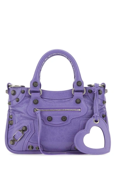Balenciaga Handbags In Purple