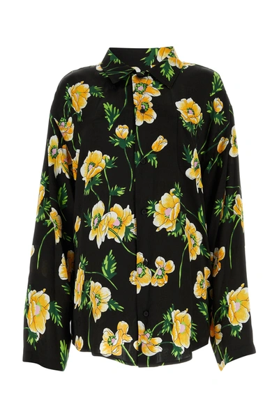 Balenciaga Shirts In Blackyellow
