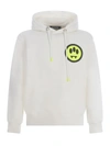 Barrow Man Sweatshirt Ivory Size M Cotton In White