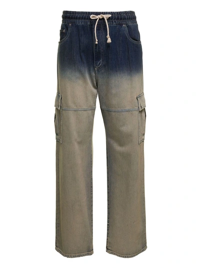 Dolce & Gabbana Cargo Trousers In Blue