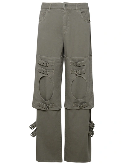 Blumarine Jeans Cargo In Grey