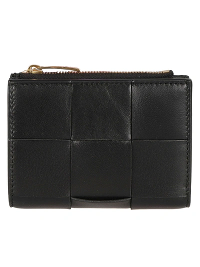 Bottega Veneta Wallets In Black-gold