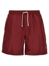 Brunello Cucinelli Swim Shorts In Red