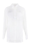 Burberry Women's Silk Shirt In White
