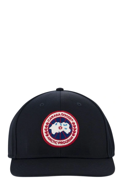 Canada Goose Arctic Disc Baseball Cap In Black