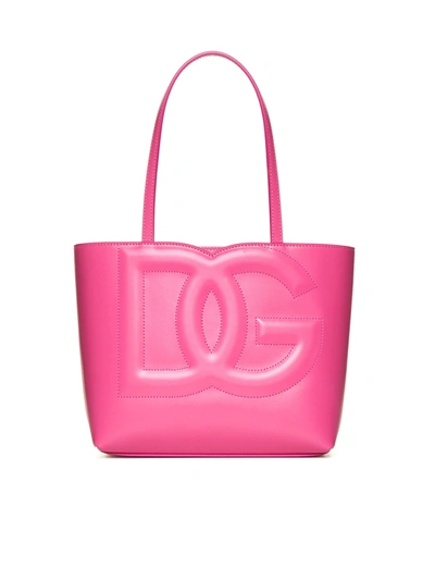 Dolce & Gabbana Dg Shopping Bag Small In Pink