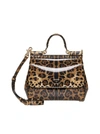 DOLCE & GABBANA DOLCE & GABBANA SICILY LARGE LEATHER HANDBAG