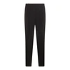 Dolce & Gabbana Elegantly Tailored Wool Blend Pants For Women In Black