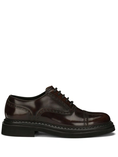 Dolce & Gabbana Lace-ups In Brown