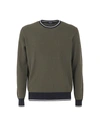 Drumohr Ribbed Sweater In Green