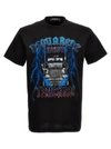 Dsquared2 Front Printed Cool Fit Crew-neck T-shirt In Black