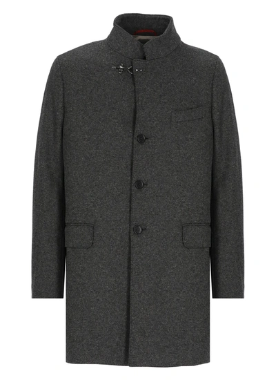 Fay Wool Coat In Grey