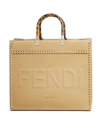 Fendi Handbag In Nude & Neutrals