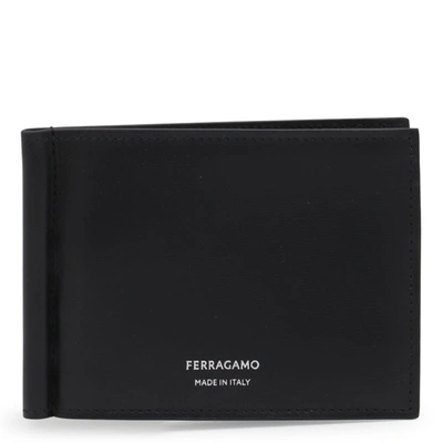 Ferragamo Black Leather Wallet