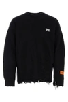 Heron Preston Black Wool Knitwear In Black
