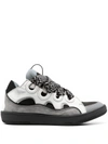 LANVIN LANVIN SNEAKERS IN LEATHER, FABRIC AND SUEDE
