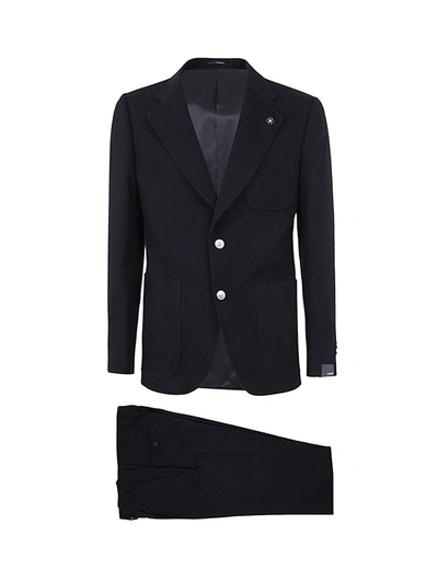 Lardini Attitude Trouser Suit Drop 7 Reg In Black