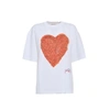 Marni Heart-print Cotton T-shirt In White