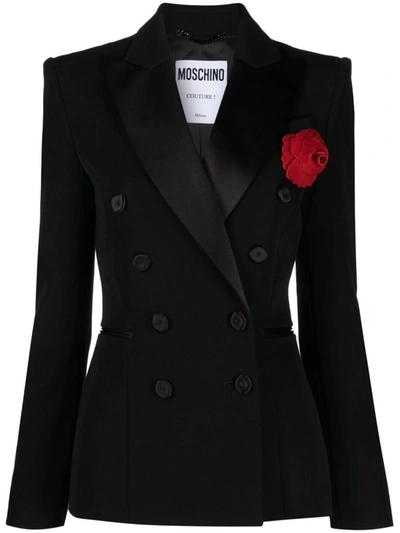 Moschino Jackets In Black