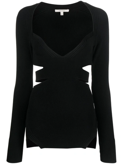 Nensi Dojaka Cut-out Sweater In Black