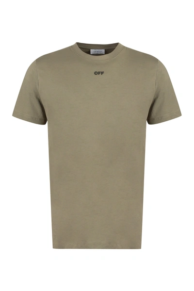 Off-white T-shirts In Beige Blac