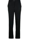 P.a.r.o.s.h Slim-fit Tailored Trousers In Nero