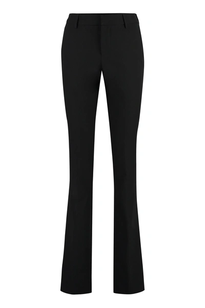 Pt01 Elsa Flared Trousers In Black