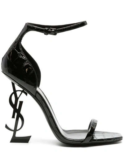 Saint Laurent Sandals In Black