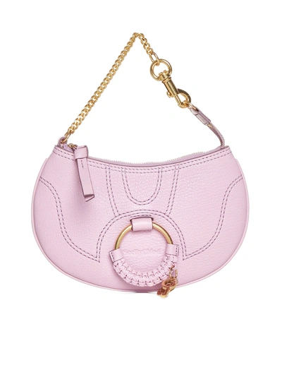 See By Chloé Hana Leather Shoulder Bag In Lilac