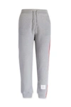 Thom Browne Gray Classic 4-bar Jersey Loopback Sweatpants In Grey