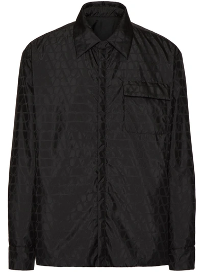 Valentino Shirt With Logo In Black