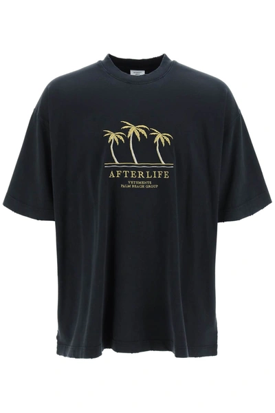 Vetements Crew-neck T-shirt In Black