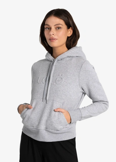 Lole Lolë Icon Pullover Hoodie In Light Grey Heather