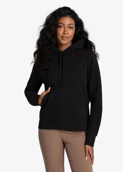 Lole Lolë Icon Pullover Hoodie In Black