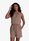 Lole Momentum Romper In Fossil