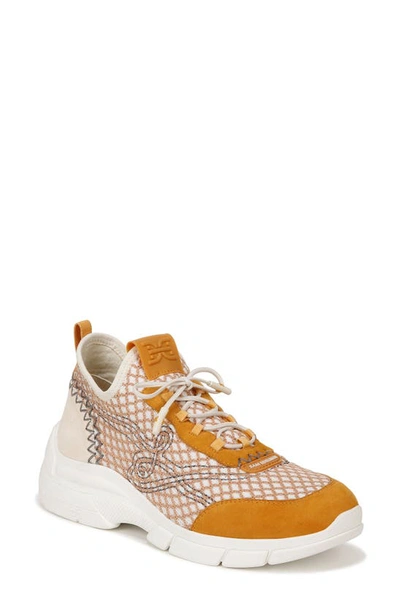 Sam Edelman Chelsie Knit Sneaker In Washed Daisy,dark Sunflower