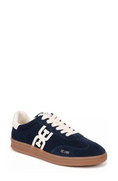 Sam Edelman Tenny Lace Up Trainer Navy Suede