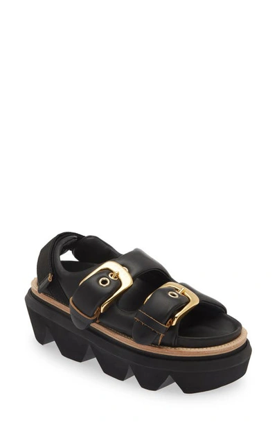 Sacai Belt Sandals Black | ModeSens