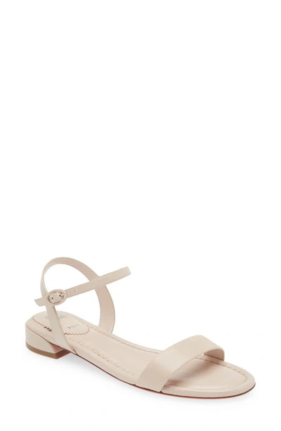 Christian Louboutin Sweet Jane Red Sole Ankle-strap Sandals In Leche