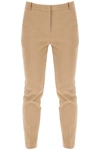 Pinko Bello Cigarette Pants In Brown