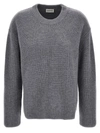P.a.r.o.s.h Cashmere Round-neck Jumper In Gray