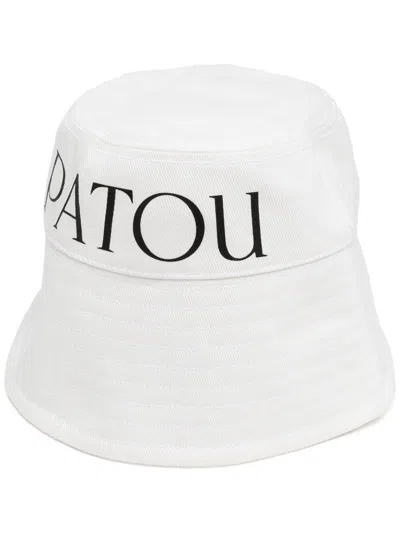 Patou Bucket Hat In White
