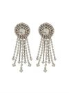 Alessandra Rich Round Clip-on Earrings In Metallic